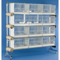 Batterie D'élevage 12 Cages - 60x31x35cm -VogelZorg – Voeding en Verzorging voor Vogels batterie d elevage 12 cages 60x31x35cm 1 3