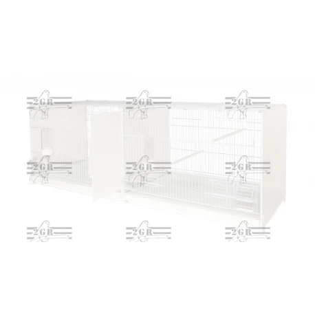Cage D'élevage Pliable "BORMIO" 120x40x40 Cm 4 Cage D'élevage Pliable "BORMIO" 120x40x40 Cm - Afbeelding 2
