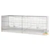 Cage D'élevage Pliable "Livigno" 120x40x40 Cm -VogelZorg – Voeding en Verzorging voor Vogels cage d elevage pliable livigno 120x40x40 cm