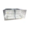 Cage Domus-Molinari 90cm Chromée 2 Cage Domus-Molinari 90cm Chromée -VogelZorg – Voeding en Verzorging voor Vogels cage domus molinari 90cm chromee