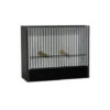 Cage D'exposition Canaris En PVC (23 Barreaux) -VogelZorg – Voeding en Verzorging voor Vogels cage expo en pvc canari devanture noire